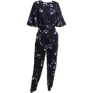 NWT H&M black floral jumpsuit